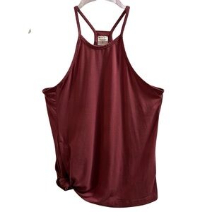 ATHLETA TOP, Sz XS, Rose Pink Essence Explore Tank, Stretch Racerback, High Neck